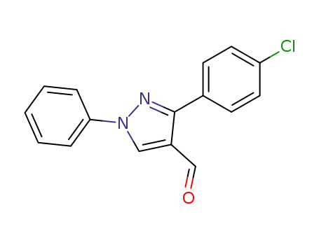1-phenyl-3-(4-chlorophenyl)-4-pyrazolecarboxaldehyde