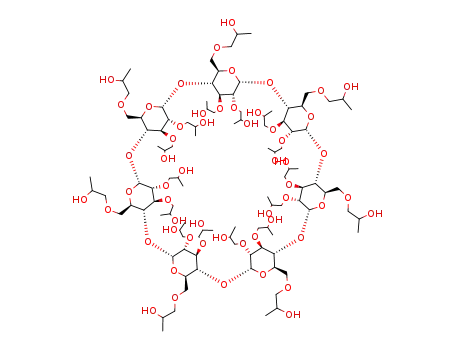Molecular Structure of 128446-35-5 ((2-HYDROXYPROPYL)-BETA-CYCLODEXTRIN)