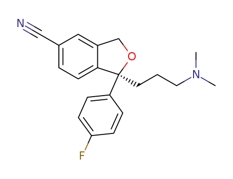 Molecular Structure of 128196-01-0 (Escitalopram)