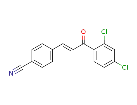 4-[(E)-3-(2,4-Dichloro-phenyl)-3-oxo-propenyl]-benzonitrile