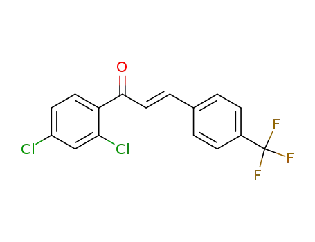 (E)-1-(2,4-Dichloro-phenyl)-3-(4-trifluoromethyl-phenyl)-propenone