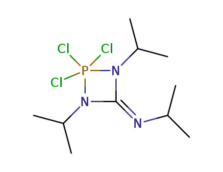 isopropyl-(2,2,2-trichloro-1,3-diisopropyl-2λ5-[1,3,2]diazaphosphetidin-4-ylidene)-amine
