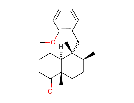 (1S,4aS,8aR)-1α-(2-methoxybenzyl)-1β,2β,4aβ-trimethyl-1,2,3,4,4a,7,8,8aα-octahydronaphthalene-5(6H)-one