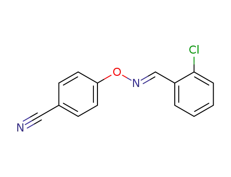 4-[1-(2-Chloro-phenyl)-meth-(E)-ylideneaminooxy]-benzonitrile