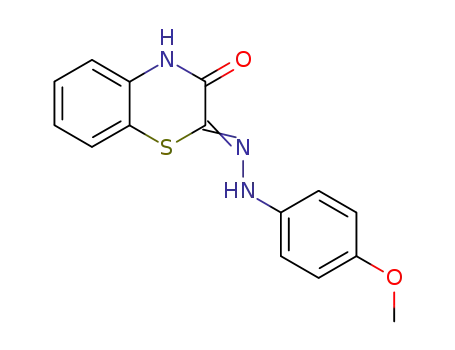 2-[(4-methoxy-phenyl)-hydrazono]-4H-benzo[1,4]thiazin-3-one