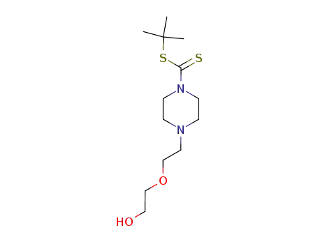 4-[2-(2-hydroxy-ethoxy)-ethyl]-piperazine-1-carbodithioic acid tert-butyl ester
