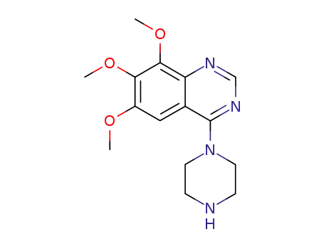 6,7,8-trimethoxy-4-(1-piperazinyl)quinazoline