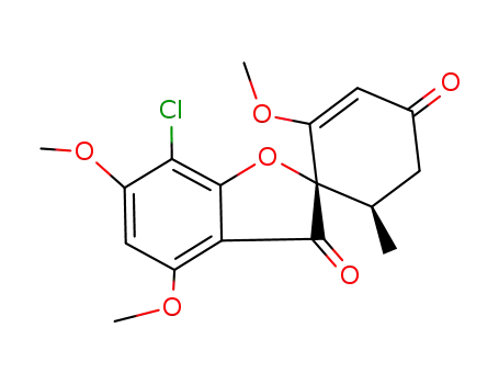 Molecular Structure of 126-07-8 ((+)-Griseofulvin)