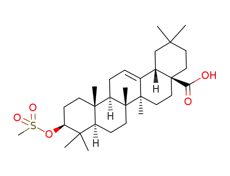 (3β)-methylsulfonyloxyolean-12-en-28-oic acid