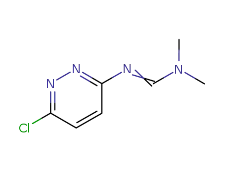 Molecular Structure of 35053-55-5 (N'-(6-CHLOROPYRIDAZIN-3-YL)-N,N-DIMETHYLIMINOFORMAMIDE)