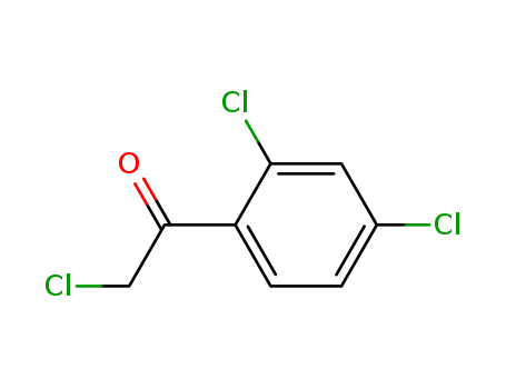 4252-78-2,2,2',4'-Trichloroacetophenone,Acetophenone,2,2',4'-trichloro- (6CI,7CI,8CI);2,4,2'-Trichloroacetophenone;2,4-Dichlorophenacyl chloride;2-Chloro-1-(2,4-dichlorophenyl)ethanone;2-Chloro-1-(2',4'-dichlorophenyl)ethanone;Chloromethyl 2,4-dichlorophenylketone;a,2,4-Trichloroacetophenone;w-Chloro-2,4-dichloroacetophenone;