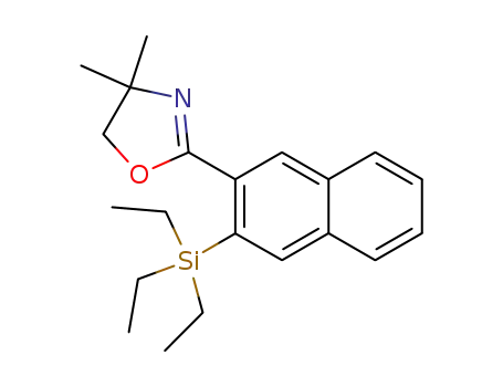 4,4-dimethyl-2-(3-triethylsilanylnaphthalen-2-yl)-4,5-dihydro-oxazole