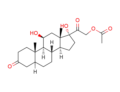 11β,17α-dihydroxy-21-acetoxy-5α/5β-pregnan-3-one