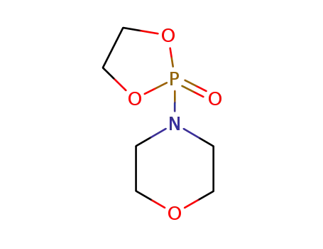 Molecular Structure of 7114-70-7 (Morpholine, 4-(2-oxido-1,3,2-dioxaphospholan-2-yl)-)