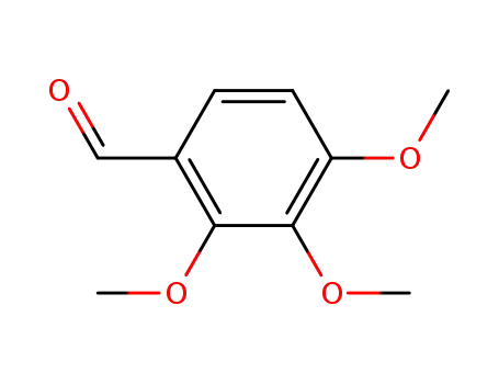 Molecular Structure of 2103-57-3 (2,3,4-Trimethoxybenzaldehyde)