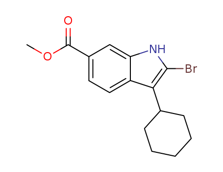 Methyl 2-Bromo-3-cyclohexyl-6-indolecarboxylate