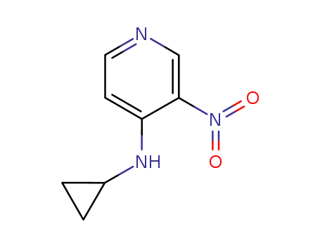 Molecular Structure of 380605-28-7 (4-(CYCLOPROPYLAMINO)-3-NITROPYRIDINE)