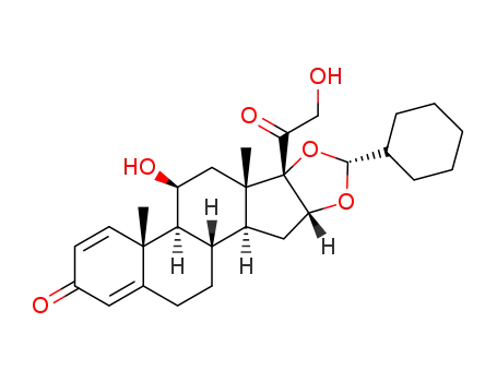 Molecular Structure of 161115-59-9 (Desisobutyryl Ciclesonide)