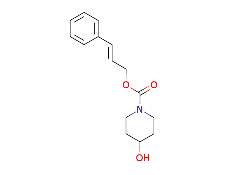 4-Hydroxy-piperidine-1-carboxylic acid (E)-3-phenyl-allyl ester