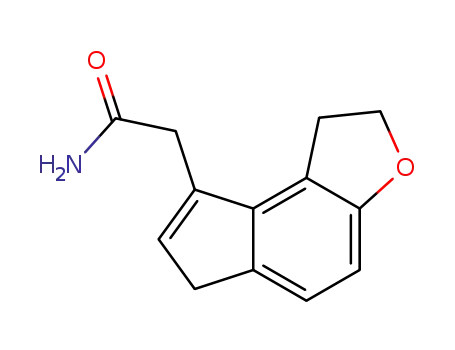Molecular Structure of 221530-40-1 (2-(2,6-dihydro-1H-indeno[5,4-b]furan-8-yl)acetamide)