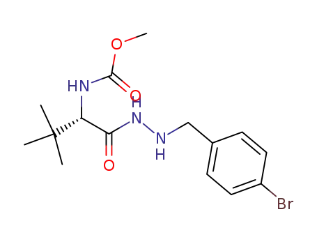 {(1S)-1-[N'-(4-bromobenzyl)-hydrazinocarbonyl]-2,2-dimethyl-propyl}carbamic acid methyl ester