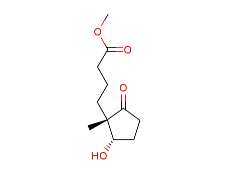 4-((1S,2S)-2-Hydroxy-1-methyl-5-oxo-cyclopentyl)-butyric acid methyl ester