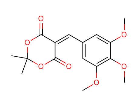 5-[(3,4,5-trimethoxyphenyl)methylene]-2,2-dimethyl-1,3-dioxane-4,6-dione