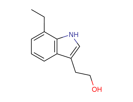 41340-36-7,7-Ethyl tryptophol,2-(7-Ethyl-1H-indol-3-yl)-ethanol;3-(2-Hydroxyethyl)-7-ethylindole;7-Ethyl-1H-indole-3-ethanol;7-Ethyl-3-indoleethanol;RAK 801;