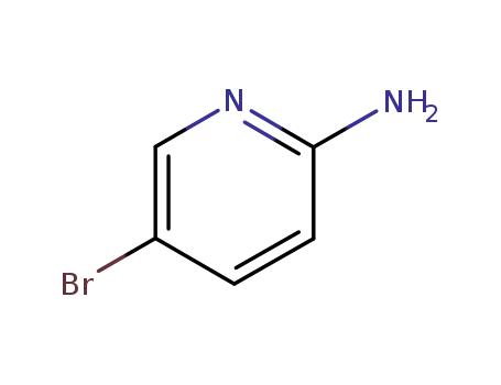 Molecular Structure of 1072-97-5 (2-Amino-5-bromopyridine)