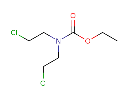 Molecular Structure of 5467-15-2 (ethyl N,N-bis(2-chloroethyl)carbamate)