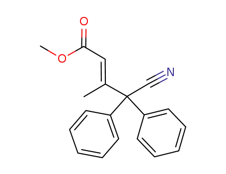 (E)-methyl 4-cyano-3-methyl-4,4-diphenylbut-2-enoate
