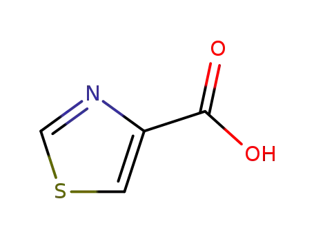 Molecular Structure of 3973-08-8 (4-Thiazolecarboxylic acid)