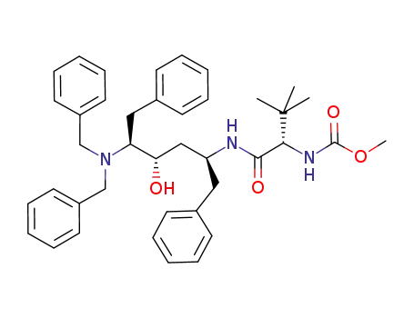 methyl ((S)-1-(((2S,4S,5S)-5-(dibenzylamino)-4-hydroxy-1,6-diphenylhexan-2-yl)amino)-3,3-dimethyl-1-oxobutan-2-yl)carbamate