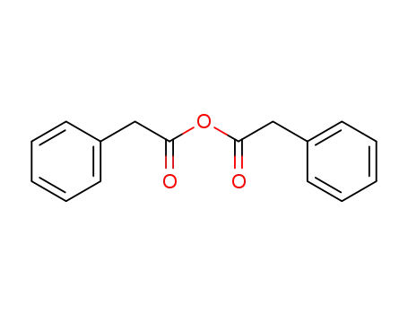 Molecular Structure of 1555-80-2 (Bis(benzeneacetic acid)anhydride)