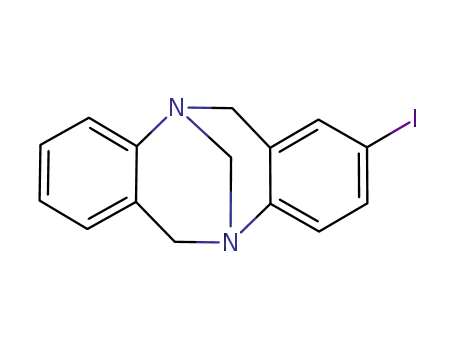 (+/-)-2-iodo-6H,12H,5,11-methanodibenzo[b,f][1,5]diazocine
