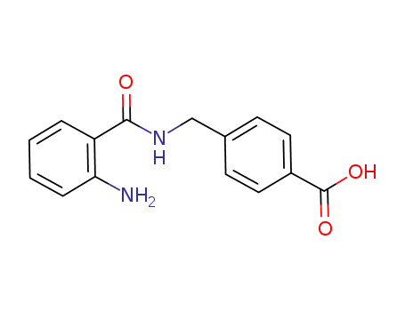 Molecular Structure of 503039-57-4 (Benzoic acid, 4-[[(2-aminobenzoyl)amino]methyl]-)