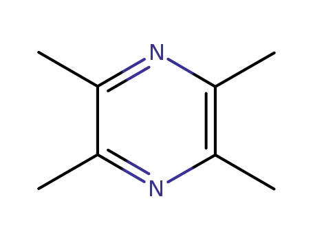 Molecular Structure of 1124-11-4 (Tetramethylpyrazine)