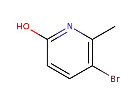 Molecular Structure of 54923-31-8 (3-BROMO-6-HYDROXY-2-METHYLPYRIDINE)