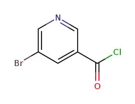 Molecular Structure of 39620-02-5 (5-BROMONICOTINOYL CHLORIDE)