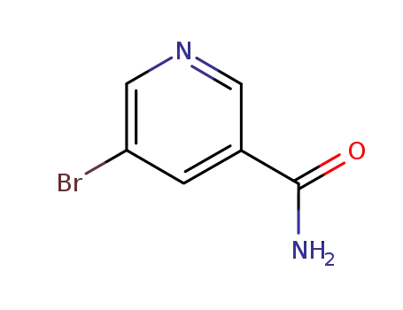Molecular Structure of 28733-43-9 (5-Bromonicotinamide)