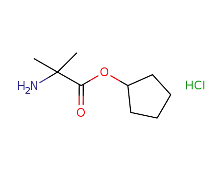 cyclopentyl 2-amino-2-methylpropanoate hydrochloride