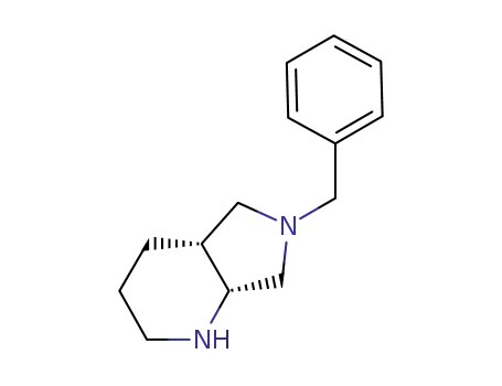 Molecular Structure of 151213-43-3 ((4aR,7aR)-octahydro-6-(phenylmethyl)-1H-Pyrrolo[3,4-b]pyridine)