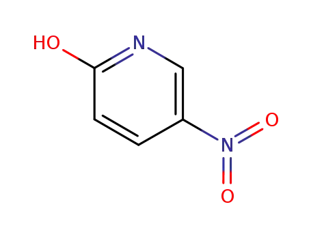 Molecular Structure of 5418-51-9 (2-Hydroxy-5-nitropyridine)