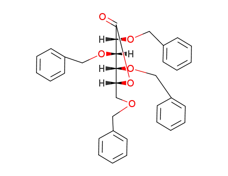 Molecular Structure of 13096-62-3 (2,3,4,6-TETRA-O-BENZYL-D-GLUCONO-1,5-LACTONE)