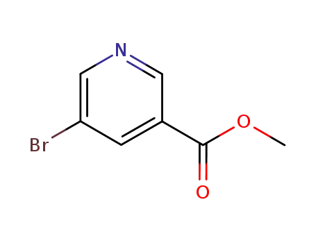 Molecular Structure of 29681-44-5 (Methyl 5-bromonicotinate)