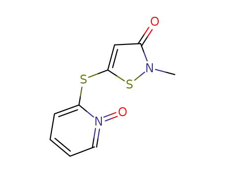 [2-methyl-3-isothiazolon-5-yl]-(1-oxypyridin-2-yl)sulfide