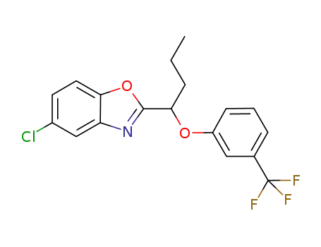 1-(5-chlorobenzoxazol-2-yl)-1-(3-(trifluoromethyl)phenoxy)butane