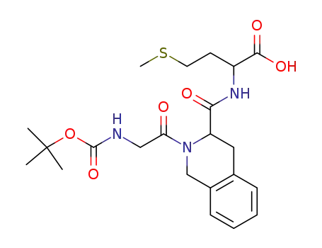 (R*)-N-[[2-[N-[(1,1-Dimethylethoxy)carbonyl]glycyl]-1,2,3,4-tetrahydro-3-isoquinolinyl]carbonyl]-L-methionine