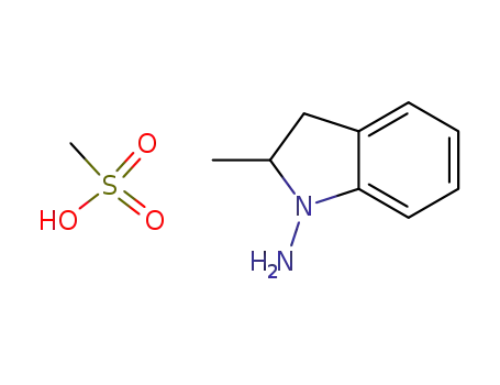 1-amino-2,3-dihydro-2-methyl-1H-indole mesylate