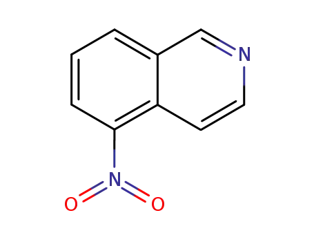 Molecular Structure of 607-32-9 (5-Nitroisoquinoline)